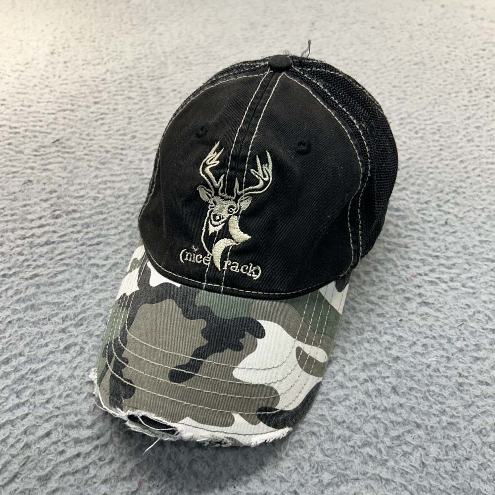 Nice Rack Deer buck Hat Men Baseball Cap One Size HYP Camo Truckers
